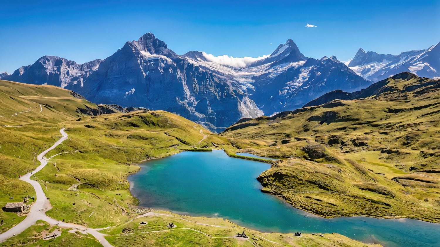 Hike Bachalpsee Lake In Grindelwald Switzerland SEIRI Hike Bachalpsee Lake In Grindelwald Switzerland SEIRI